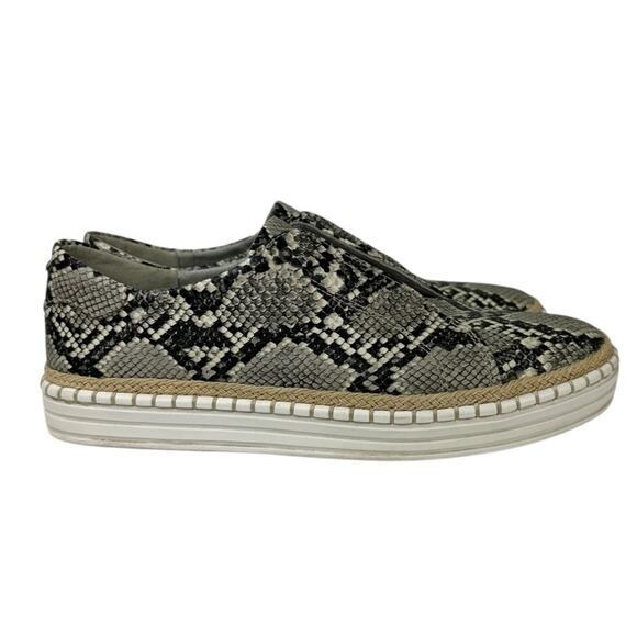 J Slides Karla Python Snakeskin Leather Slip-On Sneakers size 8 - Picture 5 of 9